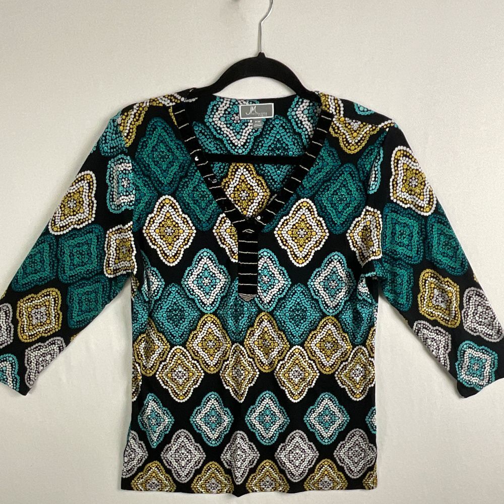 JM Collection Top Women's‎ Medium Petite